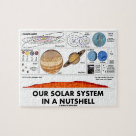 Ons zonnestelsel in een voedingsvorm (galactische legpuzzel