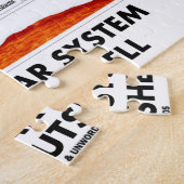 Ons zonnestelsel in een voedingsvorm (galactische  legpuzzel (Zijkant)