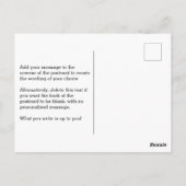 Ons zwaard afspelen - QR-codeontwerp Briefkaart (Achterkant)