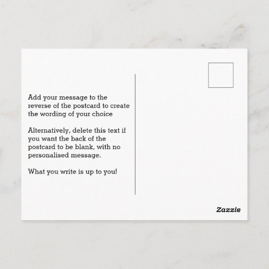 Ons zwaard afspelen - QR-codeontwerp Briefkaart (Achterkant)