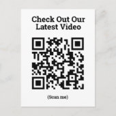 Ons zwaard afspelen - QR-codeontwerp Briefkaart (Voorkant)