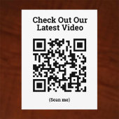 Ons zwaard afspelen - QR-codeontwerp Briefkaart