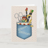 Onsamenhangende Verjaardag Kaart (Voorkant)