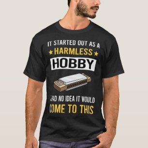 Onschadelijk Hobby Harmonica Mondorgel T-shirt