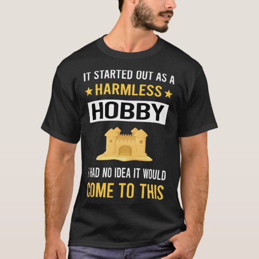 Onschadelijk Hobby Sand Castle T-shirt (Voorkant)