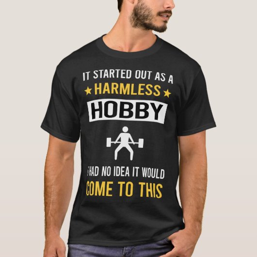 Onschadelijke Hobby Deadlift T-shirt (Voorkant)