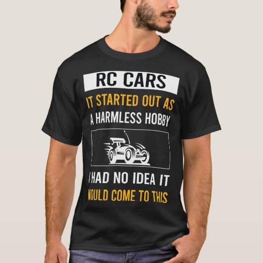 Onschadelijke Hobby RC Auto's T-shirt (Voorkant)