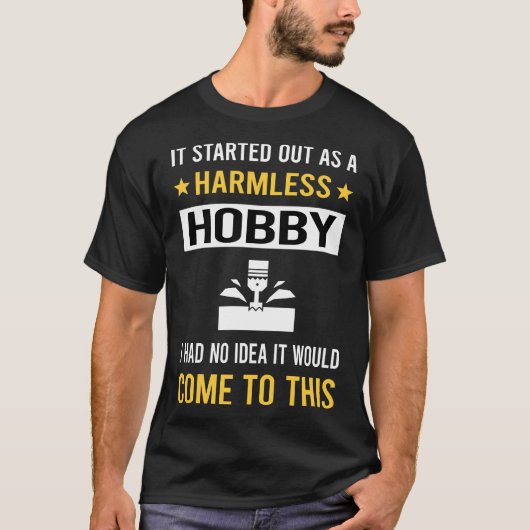Onschadelijke Hobbymetaalbewerker T-shirt (Voorkant)