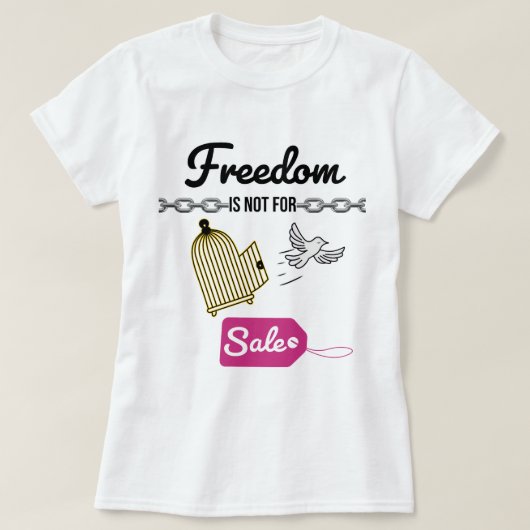 onschatbare vrijheid | t-shirt (Design voorkant)