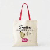 onschatbare vrijheid | tote bag (Voorkant)