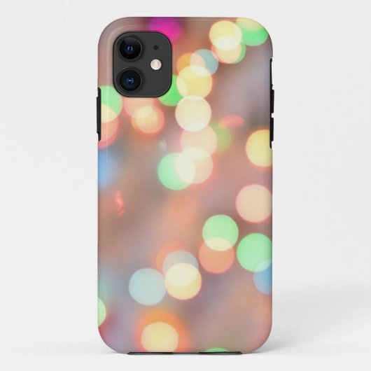 	Onscherp beeld van verlichte kerstverlichting Case-Mate iPhone Case (Achterkant)