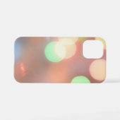 	Onscherp beeld van verlichte kerstverlichting iPhone Hoesje (Achterkant horizontaal)