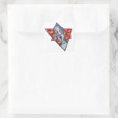 onscherp vierkante sticker (Tas)