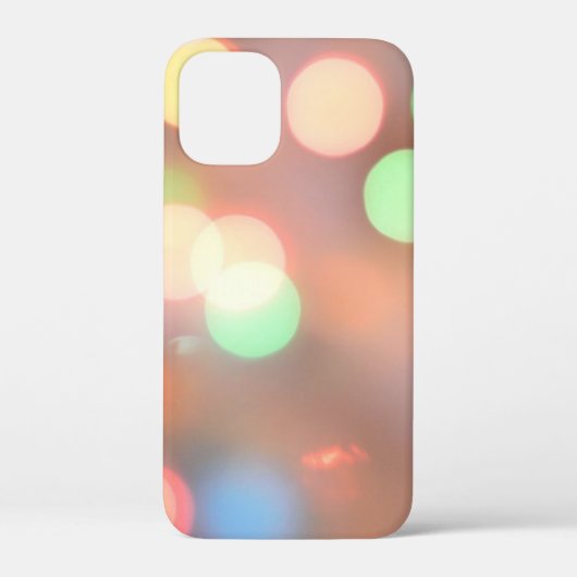 Onscherpe afbeelding van verlichte kerstverlichtin Case-Mate iPhone case (Achterkant)