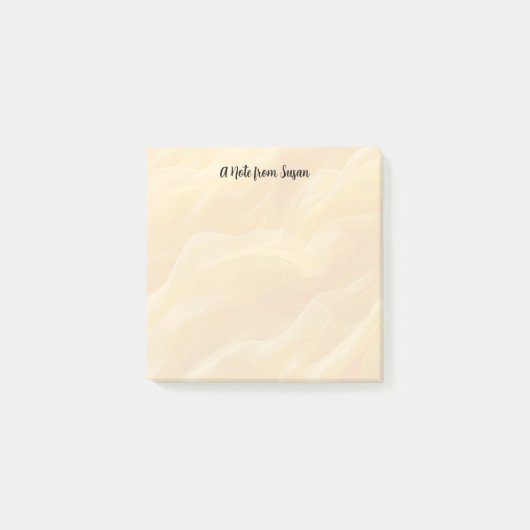 Onscherpe gele Abstracte achtergrond Post-it® Notes (Voorkant)