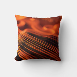 Onscherpe lijnen in warme neutrale kleuren kussen