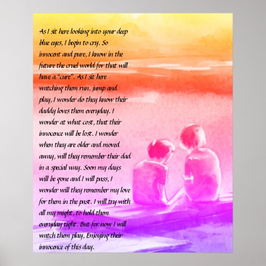 Onschuld afdrukken, waarde Poster papier (mat) (Voorkant)