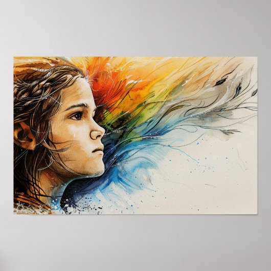 Onschuld en Moed – Heilige Maria Goretti Poster (Voorkant)