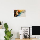 Onschuld en Moed – Heilige Maria Goretti Poster (Thuiskantoor)