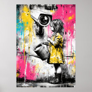 Onschuld en Observatie Hedendaagse Conceptuele Kun Poster