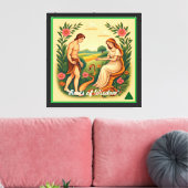 "Onschuld en zonde" Canvas Afdruk (Insitu (Woonkamer))