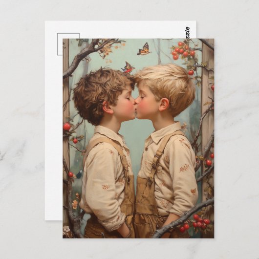 Onschuld in bloei briefkaart (Voorkant / Achterkant)