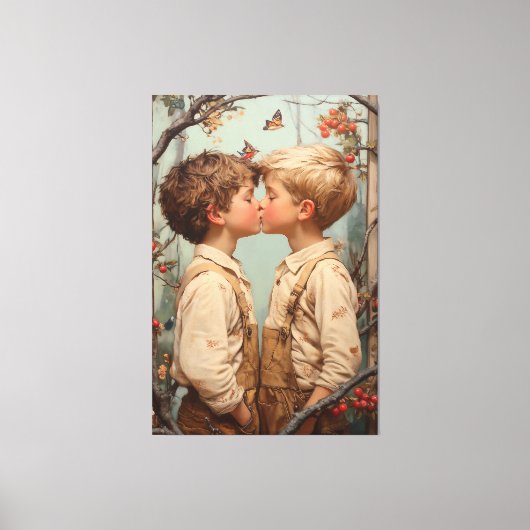 Onschuld in bloei canvas afdruk (Voorkant)