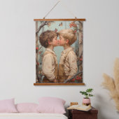 Onschuld in bloei hangend wandkleed (Slaapkamer)