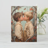 Onschuld in bloei kaart (Staand voorkant)