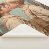 Onschuld in bloei sherpa deken (3/4)