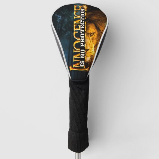 Onschuld is geen bescherming golfheadcover (Voorkant)