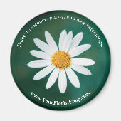 Onschuld onthuld: ronde bloemen educatief magneet (Voorkant)