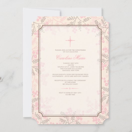 Onschuld religieuze uitnodiging (Voorkant)