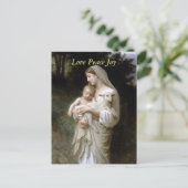 Onschuld van Bougeureau, kerstbriefkaarten Feestdagenkaart (Staand voorkant)