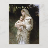 Onschuld van Bougeureau, kerstbriefkaarten Feestdagenkaart (Voorkant)
