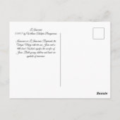 Onschuld van Bouguereau Briefkaart (Achterkant)