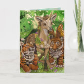 'Onschuld van de nieuwe' Happy Pasen kaart met een (Voorkant)