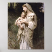 Onschuld van William Bouguereau Print (Voorkant)
