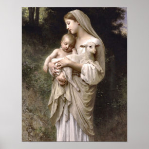 Onschuld van William Bouguereau Print