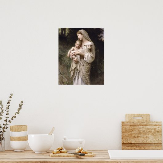 Onschuld van William Bouguereau Print (Keuken)