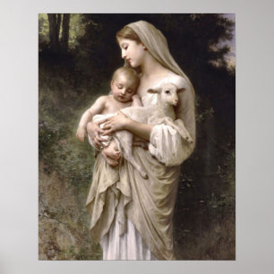 Onschuld van William Bouguereau Print