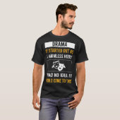 Onschuldig hobbydrama t-shirt (Voorkant volledig)