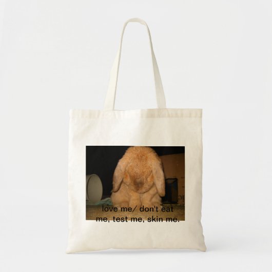 onschuldig konijn tote bag (Voorkant)