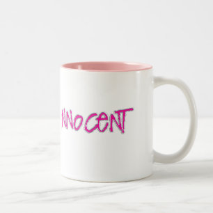 onschuldig tweekleurige koffiemok