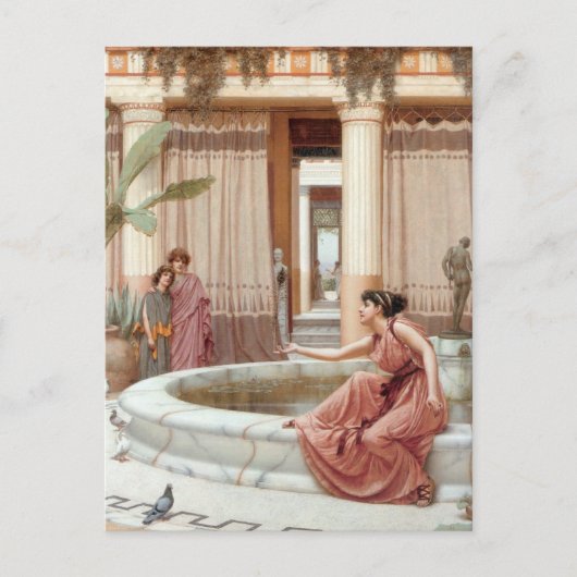 Onschuldige amusement briefkaart (Voorkant)