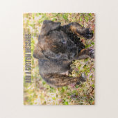 Onschuldige Bruine Puppy Legpuzzel (Verticaal)