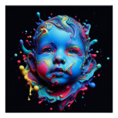 Onschuldige dromen - AI op het werk Perfect Poster (Voorkant)