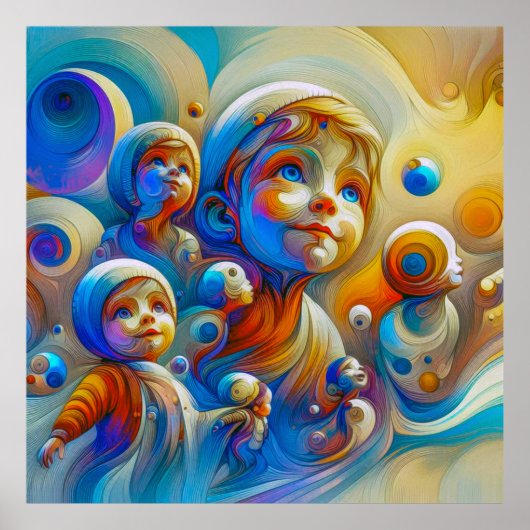 Onschuldige gedichten poster (Voorkant)