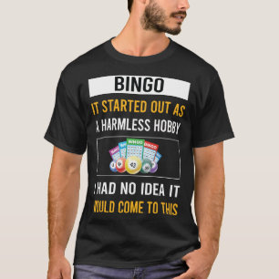 Onschuldige Hobby Bingo T-shirt