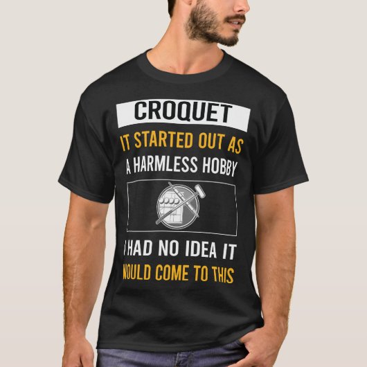 Onschuldige Hobby Croquet T-shirt (Voorkant)